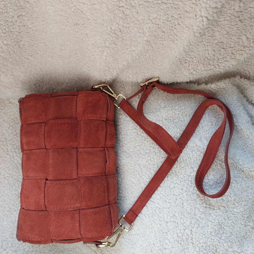Genuine Leather Seued Bag